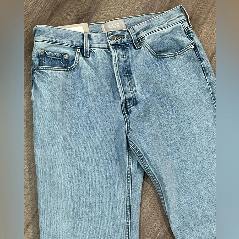 NWT Everlane Size 27 The Rigid Slouch Jean Vintage Sky Blue High Rise Denim - Picture 2 of 15